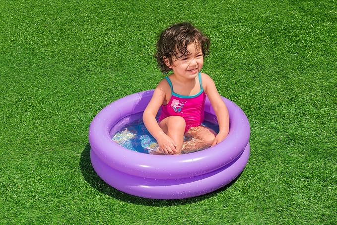 Bestway | 2 Ring Inflatable Kiddie Pool, Swimming Pool Toys, Water Pool Toys, Inflatable Baby, Kids Pool for Outdoors, Assorted-Designs