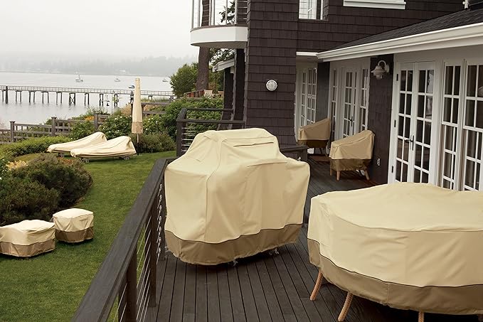 Classic Accessories Veranda Water-Resistant 104 Inch Patio Sofa/Loveseat Cover, Patio Furniture Covers