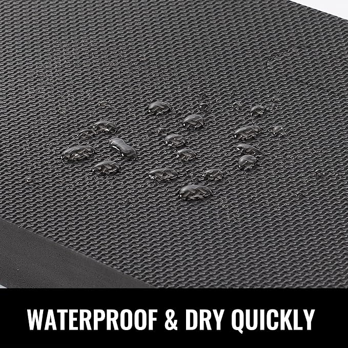 NETANY Extra Thick Kneeling Pad for Gardening, Comfortable Knee Pad Cushion, Extra Large Foam Kneeler Mat for Gardening, Baby Bath, Workout, Exercise & Yoga, Mechanic, 17.8 x 11 x 1.5 in, Black