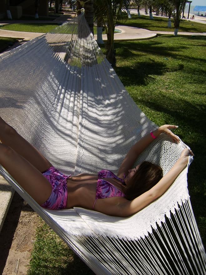 HAMMOCKS RADA - Super Cotton Thicker String - Mayan Style (Natural Color)