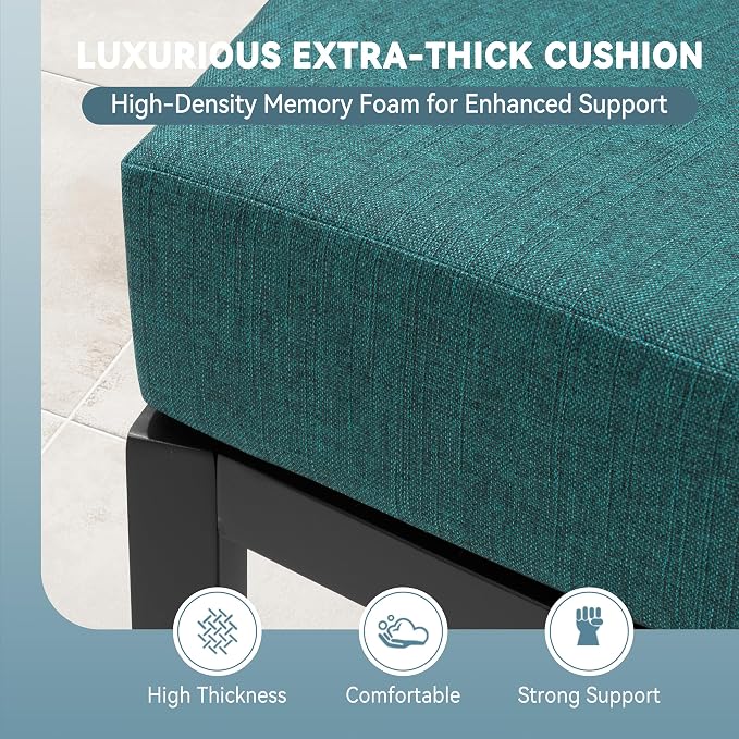 Crestlive Curved Patio Furniture Set, Modular Half Moon 6-Seater Sofa with Round Coffee Table, Aluminum Outdoor Sectional with 4.3" Cushions, All-Weather Couch for Backyard, Deck, Porch, Poolside