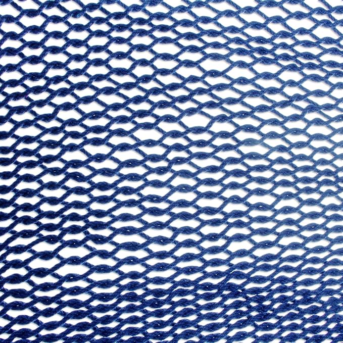 NOVICA Blue Cotton Mayan Hammock from Mexico 'Uxmal Navy'