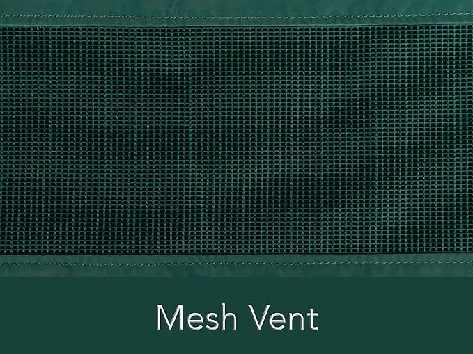 Covermates Classic Outdoor Chair Cover – Lightweight Weather-Resistant Patio Chair Cover with Elastic Hem & Mesh Vent, Protects Patio, Dining & Lounge Chairs, 36W x 35D x 32H, Green