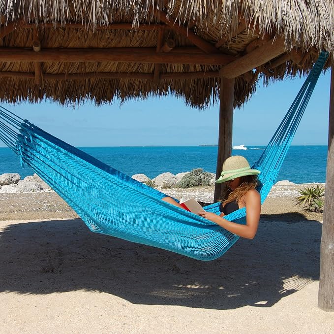 Double Mayan Hammock (Light Blue)