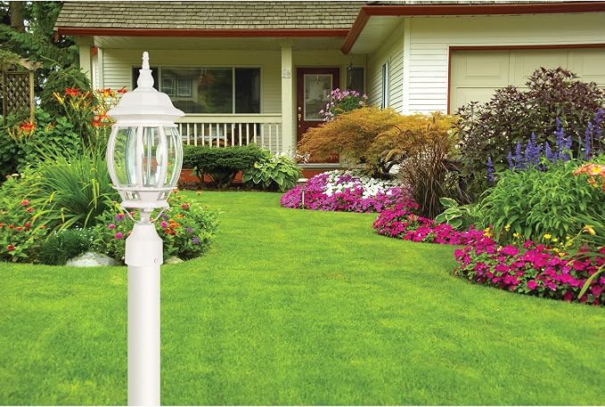 Nuvo 3 Light - 21 in. Post Lantern - Clear Beveled Glass