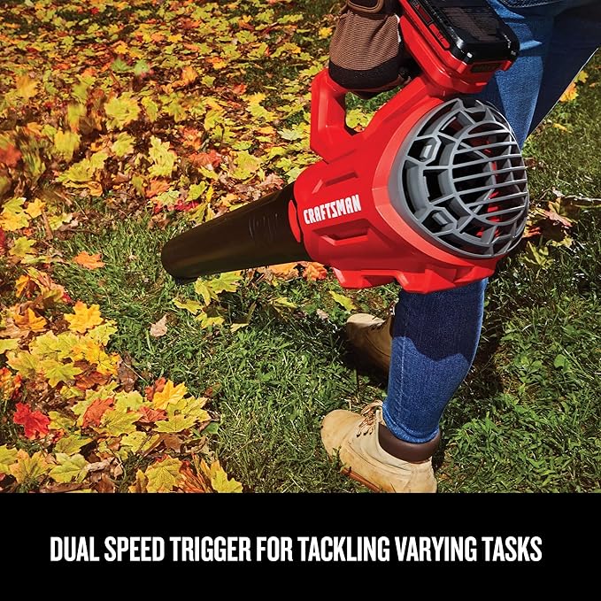 CRAFTSMAN 20V MAX WEEDWACKER String Trimmer and Leaf Blower Combo Kit, Battery and Charger Included (CMCK197M1)