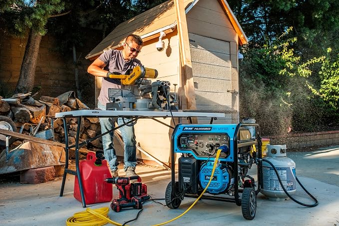 Pulsar 9,000-Watt Dual-Fuel Generator with Electric Start and CO Alert