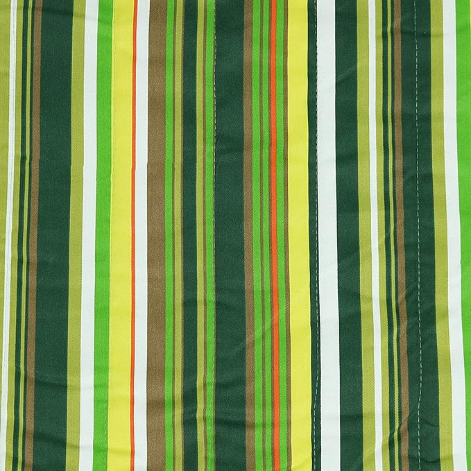 Sunnydaze Quilted Double Hammock with Stand for Outside - 400-Pound Capacity 2-Person Hammock with Stand - 15-Foot Stand - Melon Stripe