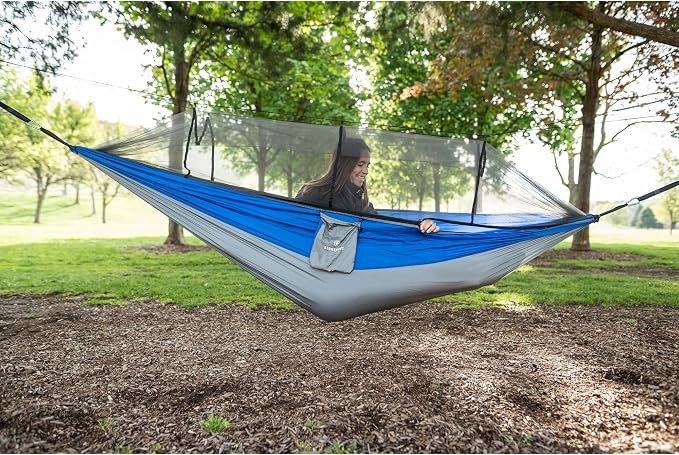 Stansport Packable Nylon Hammock with Mosquito Netting