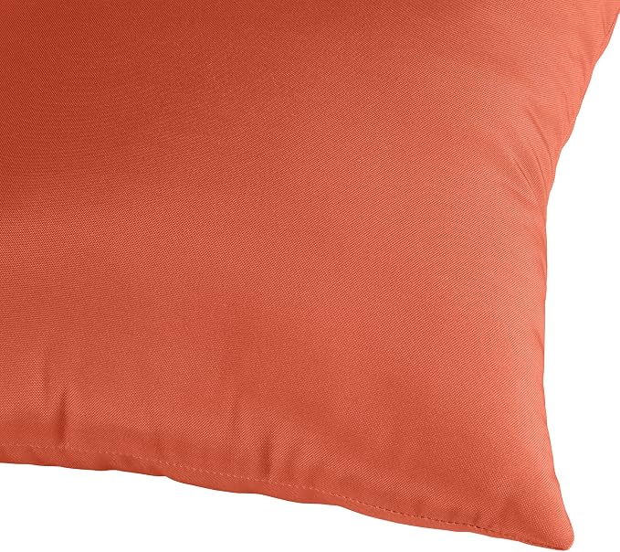 Greendale Home Fashions Outdoor 17-inch Square Decorative Throw Pillow, 2-Pack, Sunrise