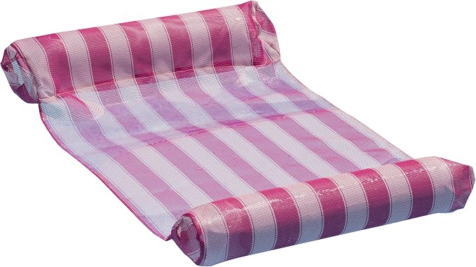 Sun Searcher Key West Inflatable Water Swimming Hammock, Pink