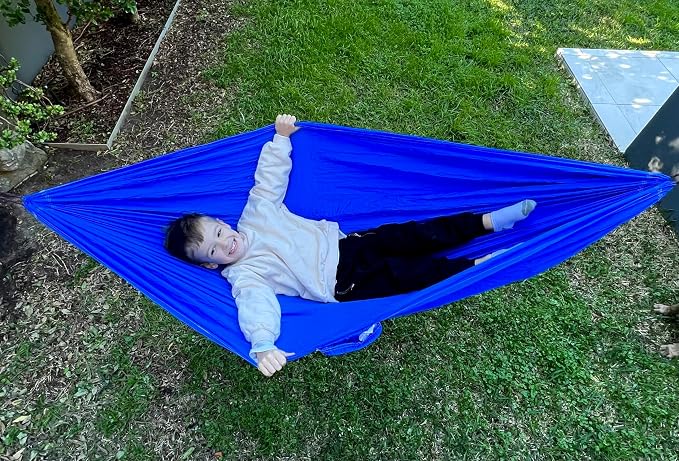 Sky Kid Hammock - Kid's Hammock - Small Camping Hammock, Camping Gear, Indoor/Outdoor - The Ideal Starter Hammocks for K I D S