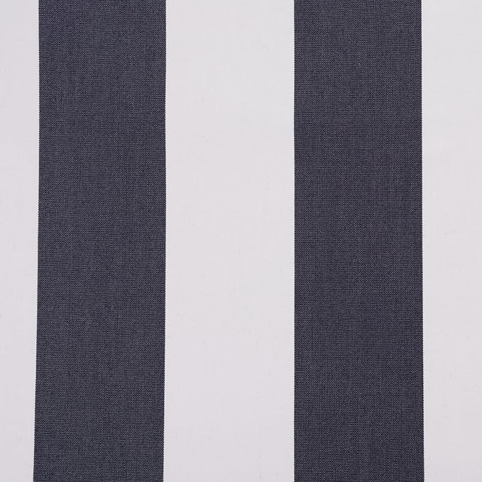 RSH DECOR Sunbrella Lumbar Throw Pillows Set of 4, 20" x 12", Navy Stripe, Made in USA