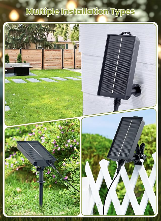 Brightown 76FT Solar String Lights Outdoor, IP65 Waterproof, Remote, Timer | Patio Lights with 23 LED Shatterproof Bulbs, 3 Light Modes, Dimmable, Outside Light for Backyard Porch Yard Party Xmas Decor