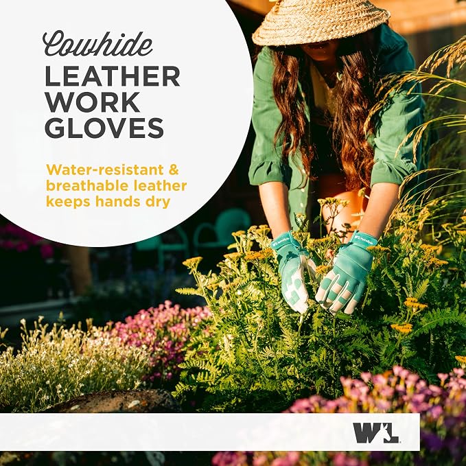 Wells Lamont Women's HydraHyde Leather Hybrid Gloves
