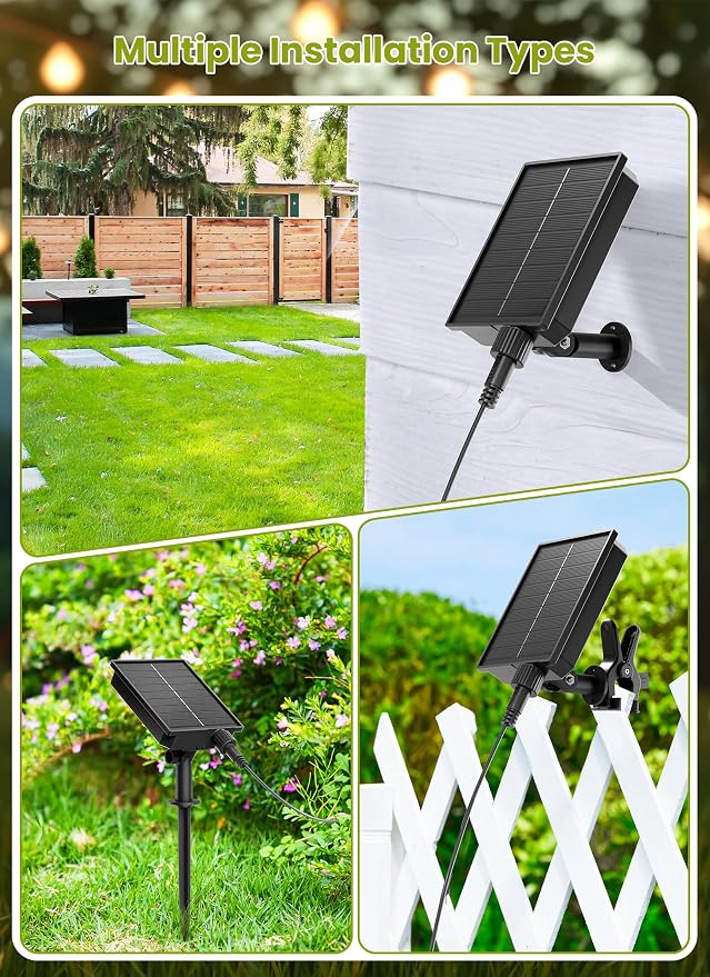 Brightown 37FT Solar String Lights Outdoor, IP65 Waterproof, Remote, Timer | Patio Lights with 10 LED Shatterproof Bulbs, 3 Light Modes, Dimmable, Outside Light for Backyard Porch Yard Party Xmas Decor