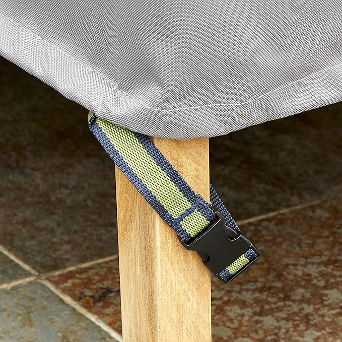 DUCKCOVERS® Soteria Water-Resistant 104 Inch Patio Sofa Cover, Patio Bench Cover