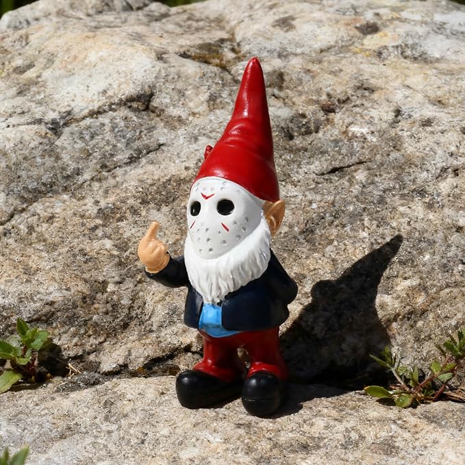 SPINNDO Gnomes Middle Finger Gifts Horror Decor Gnomes Boo Basket Stuffers