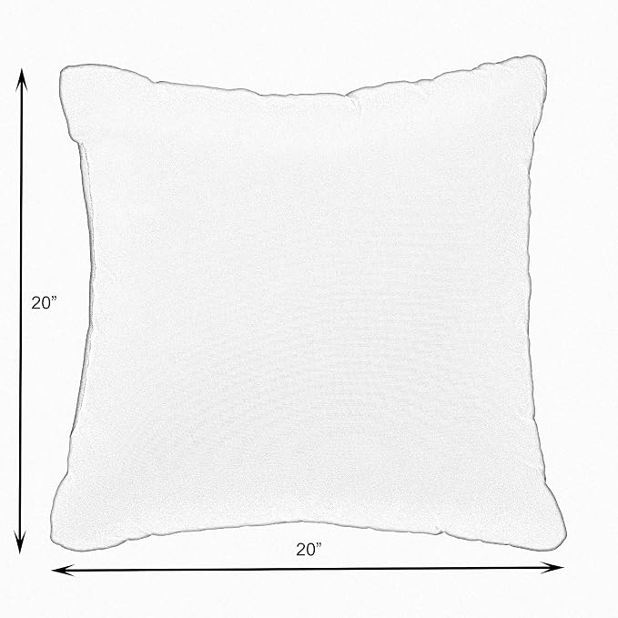 Sorra Home x Sunbrella - Square Pillows (Set of 2), Canvas Macaw Green & Lido Indigo Stripes