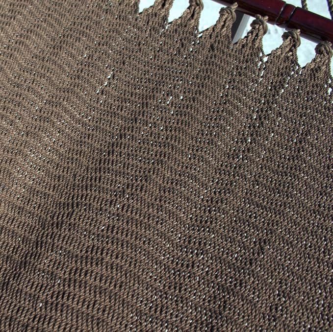 Double Caribbean Hammock - 48 inch - Soft Spun Polyester - Mocha
