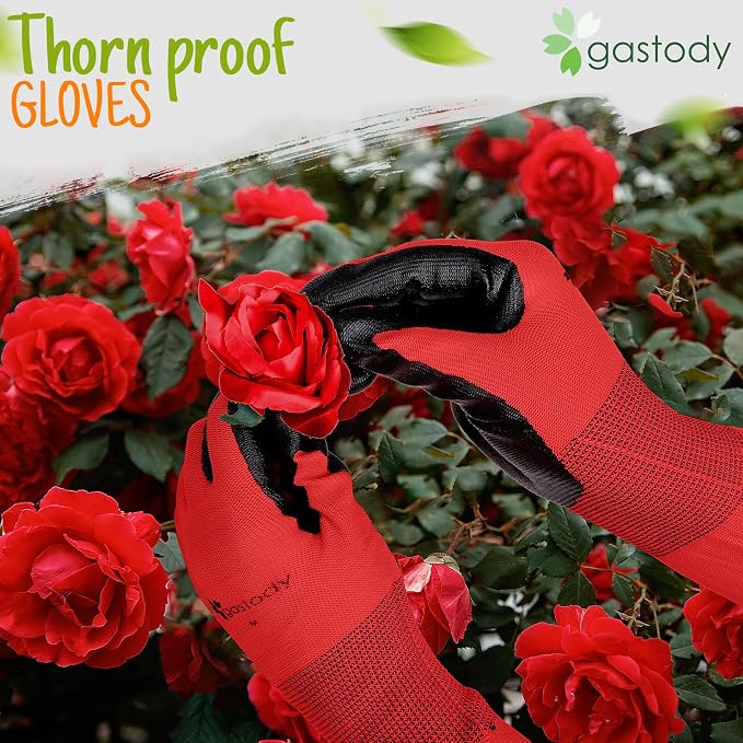 Long Sleeve Gardening Gloves for Women & Men, Long Cuff Garden Gloves | Multipurpose heavy-duty design for outdoor & indoor use; extended cuff shields forearms from thorns, scratches & dirt
