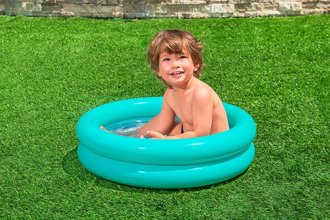 Bestway | 2 Ring Inflatable Kiddie Pool, Swimming Pool Toys, Water Pool Toys, Inflatable Baby, Kids Pool for Outdoors, Assorted-Designs