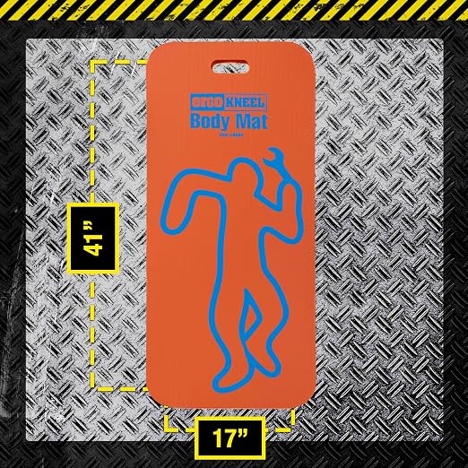 Body Work Mat, 41" x 17", 1" Thick Closed-Cell Foam | Heavy-duty body pad, Closed-cell foam, Aircraft maintenance, Industrial work, Garage use, Anti-fatigue