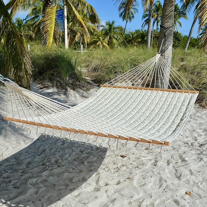 Quilted Hammock (Beige Pattern)