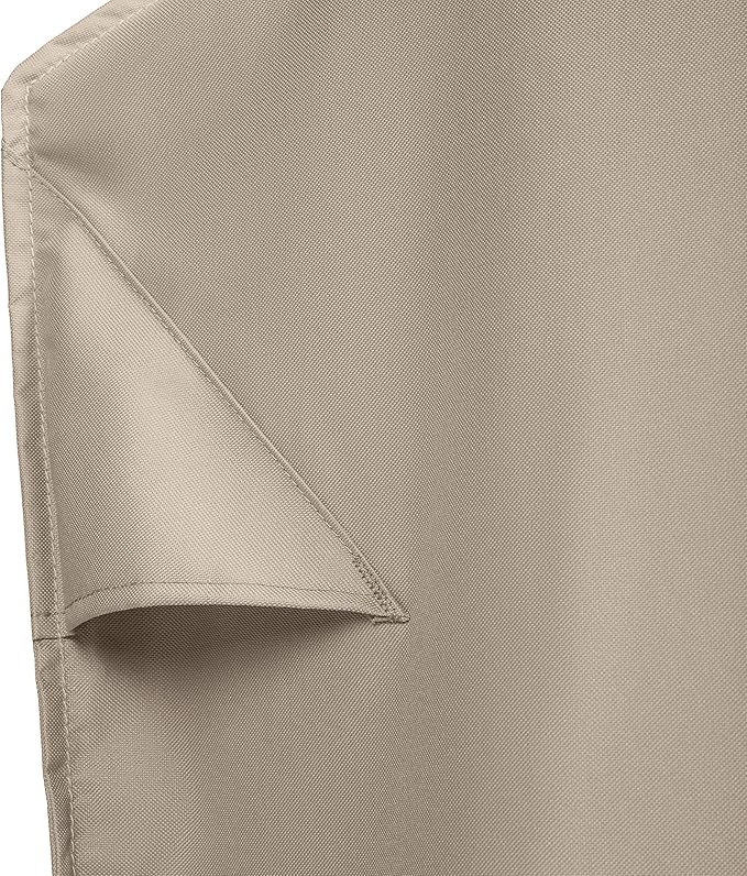 Classic Accessories Storigami Water-Resistant 100 Inch Easy Fold Patio Furniture Cover, Goat Tan, Patio Furniture Covers