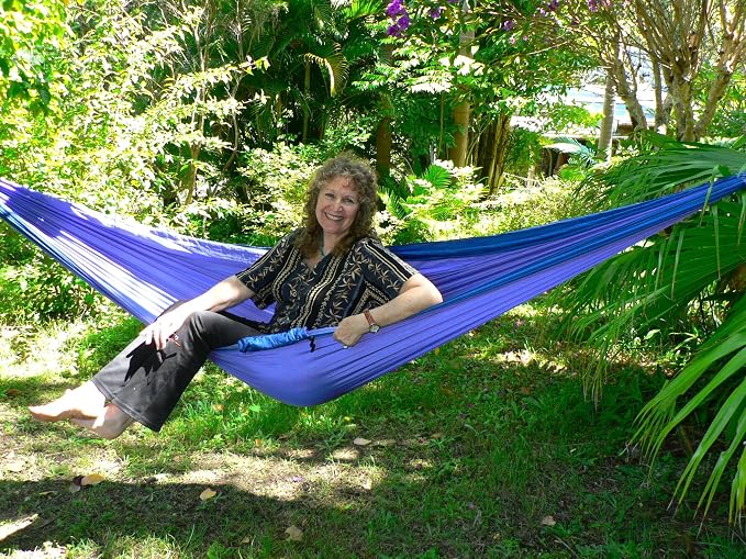 Hammock Bliss Double - Extra Long - Extra Wide - Extra Large - Two Person Double Wide Camping Hammock - Suspension System Included - The Largest Double Hammock On Planet Earth